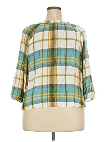 Cato 3/4 Sleeve Blouse (view 2)
