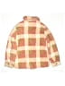 Wonder Nation 100% Polyester Plaid Orange Coat Size 18 - photo 2