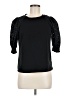 MELLODAY Black 3/4 Sleeve Top Size M - photo 1