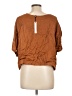 Stillwater Brown Short Sleeve Blouse Size L - photo 2