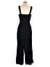 Gap 100% Polyester Solid Black Jumpsuit Size 6 - photo 2
