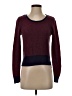 Brooklyn Industries Color Block Burgundy Pullover Sweater Size S - photo 1