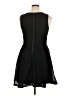 Just Fab 100% Polyester Solid Black Casual Dress Size XL - photo 2