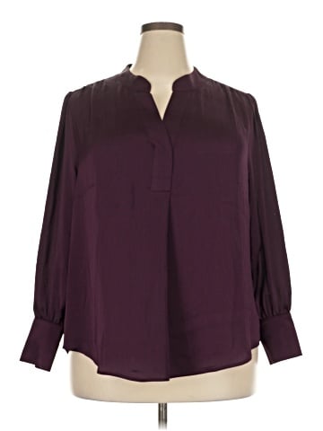 Anne Klein Long Sleeve Blouse (view 1)