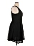 Just Fab 100% Polyester Solid Black Casual Dress Size XL - photo 4