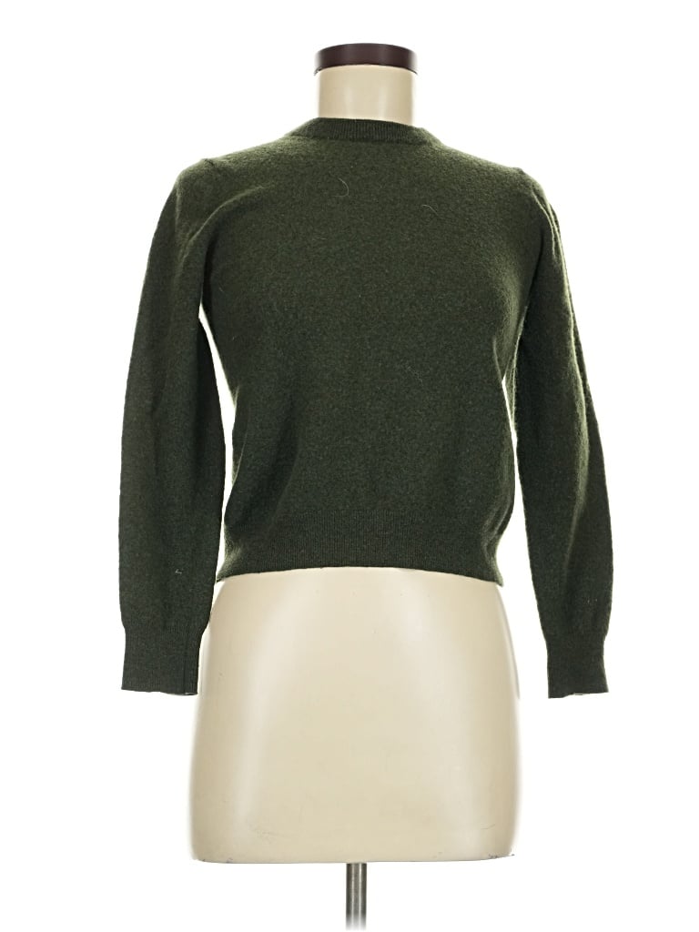 Pre-owned Assorted Brands Turtleneck Sweater In Green