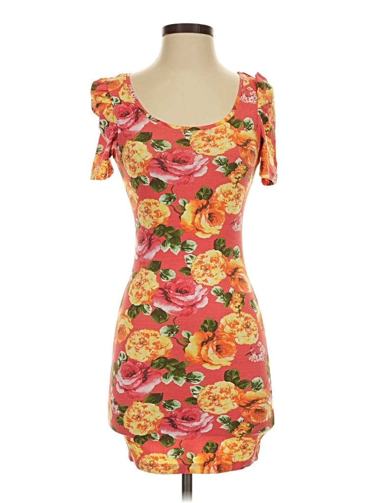 Pre-owned Xxi Casual Dress In Orange