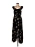 Shein 100% Polyester Floral Black Casual Dress Size 8 - 10 - photo 1