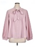 Shein Curve 100% Polyester Pink Long Sleeve Blouse Size 2X - photo 1
