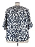 Unbranded Blue Short Sleeve Blouse Size 5X - photo 2