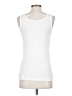 Max Studio White Sleeveless T-Shirt Size S - photo 2