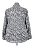 Doe & Rae 100% Polyester Gray 3/4 Sleeve Blouse Size 4X - photo 2