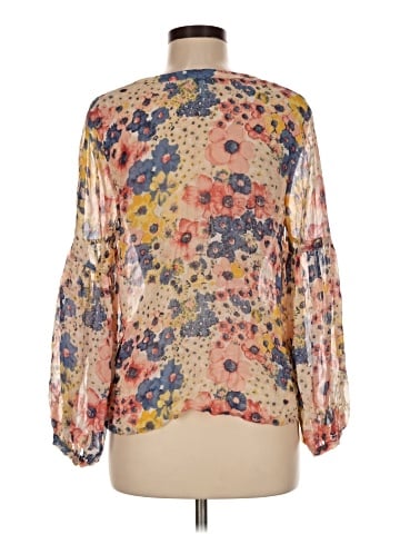Joie 3/4 Sleeve Silk Top (view 2)