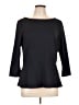 Ann Taylor Black 3/4 Sleeve Top Size L - photo 1