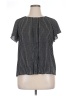 Worthington Black Short Sleeve Blouse Size XL (petite) - photo 1