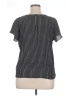 Worthington Black Short Sleeve Blouse Size XL (petite) - photo 2