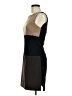 La Belle Color Block Brown Cocktail Dress Size 7 - photo 5