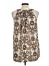 White Stag Brown Sleeveless Blouse Size L - photo 2