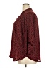 Lush 100% Polyester Animal Print Burgundy 3/4 Sleeve Blouse Size 2X - photo 5