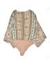 Entro 100% Rayon Tan Bodysuit Size L - photo 2