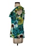 AGB 100% Polyester Teal Sleeveless Blouse Size S - photo 5