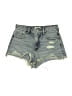 PacSun 100% Cotton Blue Denim Shorts Size 24 waist - photo 1