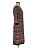 Wisp Print Brown Casual Dress Size 8 - photo 4
