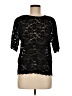 Easel Black Short Sleeve Top Size M - photo 1