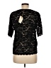 Easel Black Short Sleeve Top Size M - photo 2