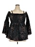 Torrid Black 3/4 Sleeve Blouse Size 2X Plus (2) - photo 1