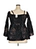 Torrid Black 3/4 Sleeve Blouse Size 2X Plus (2) - photo 2