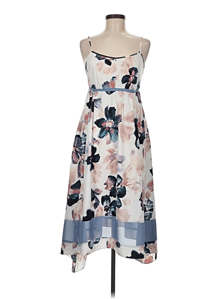 Pre-owned Simply Vera Vera Wang Casual Dress In Blue