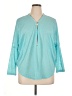 Casting Teal Long Sleeve Blouse Size L (estimated) - photo 1