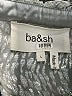 BA&SH Animal Print Silver 3/4 Sleeve Blouse Size Lg (3) - photo 7