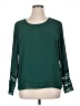 Brixon Ivy 100% Polyester Green Long Sleeve Blouse Size XL - photo 1