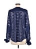 Rebecca Taylor Blue Long Sleeve Blouse Size 6 - photo 2
