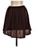 American Eagle Outfitters 100% Polyester Solid Brown Casual Skirt Size XS - photo 1