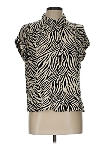 Rose + Olive Short Sleeve Blouse (view 1)