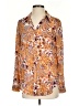 Pilcro 100% Viscose Paisley Orange Long Sleeve Button-Down Shirt Size XS - photo 1