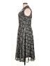 Maison Tara 100% Polyester Animal Print Gray Casual Dress Size 14 - photo 5