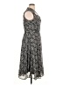 Maison Tara 100% Polyester Animal Print Gray Casual Dress Size 14 - photo 4