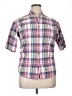 Assorted Brands Plaid Pink Short Sleeve Button-Down Shirt Size XL (estimated) - photo 1