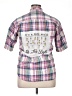 Assorted Brands Plaid Pink Short Sleeve Button-Down Shirt Size XL (estimated) - photo 2