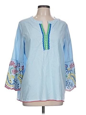 Vilagallo 3/4 Sleeve Blouse (view 1)
