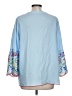 Vilagallo Blue 3/4 Sleeve Blouse Size 48 - photo 2