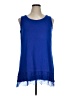 Logo Layers Blue Sleeveless Top Size XL - photo 1