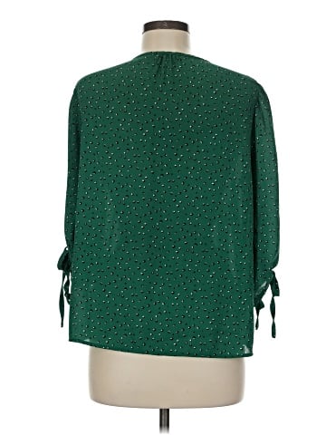 Olivia Grey 3/4 Sleeve Blouse (view 2)