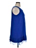 Logo Layers Blue Sleeveless Top Size XL - photo 4