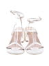 Lulus White Sandals Size 8 - photo 2