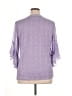 Timeson 100% Polyester Purple 3/4 Sleeve Blouse Size XL - photo 2